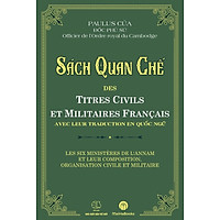 SÁCH QUAN CHẾ (Tái bản theo bản in năm 1888)