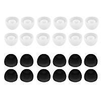 12 Pairs 24 PCS S M L Silicone 4.5mm Earbud Cushion Replacement Headphone Headset Ear pads Gel Covers Tips For Earphone