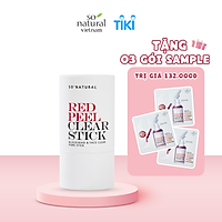 Red Peel Clear Stick Chính Hãng So Natural Pore Blackhead & Face Thanh Lăn Mụn Đầu Đen 23gram