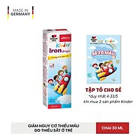 Siro bổ sung muối sắt ngừa thiếu máu cho bé Doppelherz Aktiv Kinder Iron Drops (Chai 30ml)