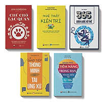 Bộ sách 5 cuốn:365 sách lược xử thế, Chú chó lạc quan,Khám phá tiềm năn trong bạn tối đa