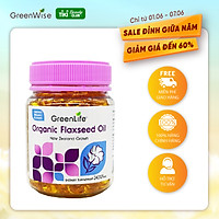 Viên Uống Chiết Xuất Dầu Hạt Lanh Hữu Cơ Cung Cấp Omega 3 Hỗ Trợ Tim Mạch