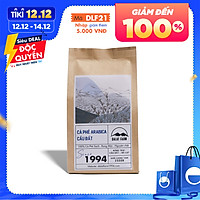 Cà phê Arabica Cầu Đất rang mộc sạch nguyên chất - Túi 250Gr (Dạng Bột)