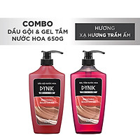 Bộ đôi tắm gội nước hoa nam Dynik Breathing Mountain Air xạ hương trầm ấm 650g/chai
