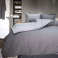 Bộ Ga Gối Cotton Satin Ai Cập Julia 536BK16 (Bộ 4 Món Không Chăn) (1m6 x 2m x 25cm)