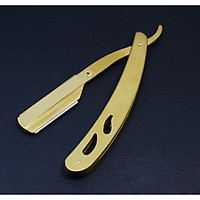 Dao cạo râu cổ điển màu vàng