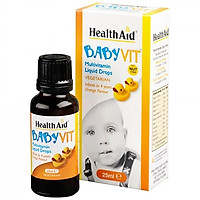 HEALTHAID BABYVIT DROPS VỊ CAM - CUNG CẤP VITAMIN VÀ KHOÁNG CHẤT CHO TRẺ TỪ 0 - 4 TUỔI