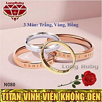 Nhẫn Cuff Titan Không Đen, Không Rỉ | Nhẫn Cặp Nam Nữ Thời Trang N080A