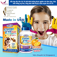 Viên Nhai Tăng Cường Thị Lực Cho Trẻ Em Strong Eye Cải Thiện Tầm Nhìn Sáng, Rõ, Bảo Vệ Mắt Khỏi Ánh Sáng Xanh