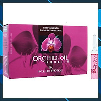 Tinh chất Keratin Kléral ORCHID-OIL phục hồi tóc hư tổn chuyên sâu Italy 10mlx10