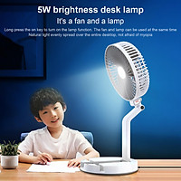 Mini Folding Fan Table Lamp Phone Holder Portable Desk Fan Wall-mounted Cooling Electirc Fan 3 Speed Adjustable USB