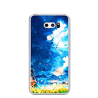 Ốp lưng dẻo cho điện thoại LG V30 - 0293 LITTLEGIRL - Hàng Chính Hãng