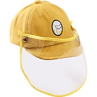 Kids Protective Face Shield Cover Hat Anti Spitting Saliva Drool Fisherman Cap with Clear Facial Cotton Fisherman Hat
