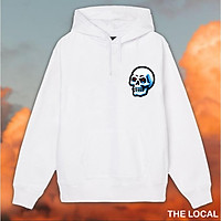Áo hoodie The local đầu lâu cá tính hình in đơn giản trước ngực big size S-3XL unisex