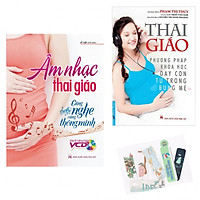 Combo Âm Nhạc Thai Giáo - Càng Nghe Càng Thông Minh + Hành Trình Thai Gíao 280 Ngày + Tặng Kèm Bookmark AHA