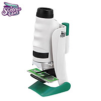 Science Can Children Darwin Portable Scientific Microscope Handheld 3 in 1 Microscope 120 times HD LED Light With Phone