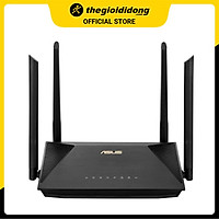 Bộ Phát Sóng Wifi Router Chuẩn Wifi 6 Băng Tần Kép Asus AX53U Đen - Hàng chính hãng