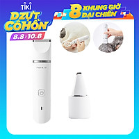 Tông đơ cạo lông và cắt móng chó mèo 2 trong 1 Xiaomi Petkit không thấm nước và có thể sạc lại, 600Mah Ipx7 - INTL