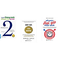 Combo 3 cuốn sách: Người Thông Minh Không Làm Việc Một Mình + Mật mã tài năng + Mỗi ngày hai giờ hiệu quả