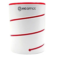 Ống Đựng Bút PO-PH101 - Trắng Đỏ