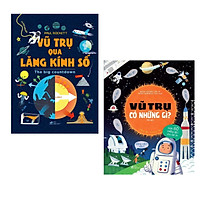 Combo 2 cuốn : Lật Giở - Vũ Trụ Có Những Gì + Vũ Trụ Qua Lăng Kính Số