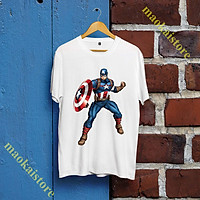 Áo Thun Captain America - Áo Thun Marvel cực chất - cực rẻ - CTA-003