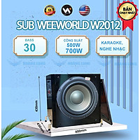 Loa sub điện 2012 Plus + Bass 30 - Hàng chính hãng Weeworld