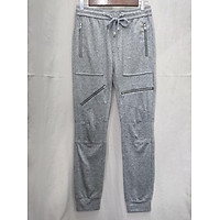 Quần Jogger Nam Nữ thiết kế khóa kéo đặc biệt túi khóa tiện lợi chất liệu vải cotton cao cấp co giãn nhẹ mặc thoải mái dễ phối đồ hợp xu hướng thời trang