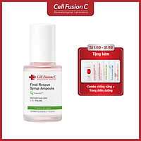 Ampoule Chuyên Biệt Chăm Sóc Da Dầu Mụn Cell Fusion C Final Rescue Syrup Ampoule (30ml)