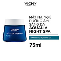 Aqualia Night Spa mặt nạ ngủ cung cấp hydrat hóa mạnh mẽ để lại làn da trông tươi tắn và rạng rỡ vào buổi sáng 75ml