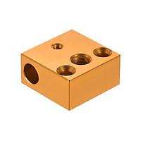 Creality 3D Printer Heater Block 20 * 20 * 10mm for Creality Ender3 3D Printer Extruder Nozzle Hotend Kit