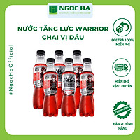 (Lốc ) Nước tăng lực Warrior Vị Dâu chai 330ml_Bổ sung vitamin Tăng cường sức khỏe_Tỉnh táo tập trung