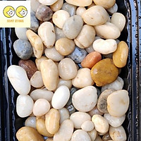 ĐÁ SỎI TRANG TRÍ BỂ CÁ, CHẬU CÂY, TÚI 2KG SỎI NHIỀU MÀU