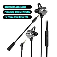 (3.5mm) G10-A PC Gaming Headset Earphone Headphone With Microphone Volume Control Stereo Noise Cancelling For Phone Xbox