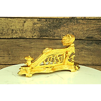 Quà tết cho doanh nghiệp - Mô hình gậy như ý mạ vàng 24k cao cấp