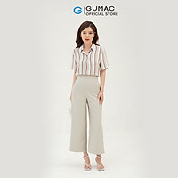Quần tây nữ ống rộng cơ bản GUMAC QB306