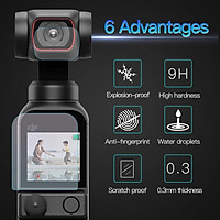 For Sunnylife POCKET2 Lens Protective Film Anti-scratch Gimbal Camera Screen Cover Osmo Pocket 2 Accessories