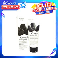 Tẩy Tế Bào Làm sạch sâu và Ngăn Ngừa Mụn Chết Chiết Xuất Từ Than Hoạt Tính ARRAHAN CHARCOAL PEELING GEL (180ml) - Hàn Quốc Chính Hãng