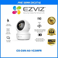 Camera IP Wifi 2mp xoay 360 độ EZVIZ mã CS-C6N-A0-1C2WFR - Hàng Chính Hãng 
