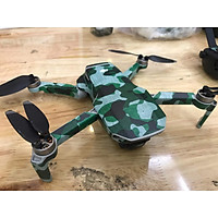 Skin Decal Dán Trang Trí Chống Trầy Xước Flycam Mavic Mini2 - Full Body - Camo Xanh