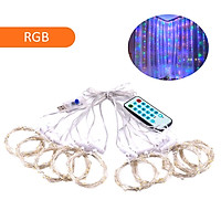D C 5 V 5 W 300 L-EDs Fairy Music Curtain Light S-tring Light with Remote Control Controller USB Powered Operated