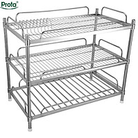 Kệ Úp Chén 3 Tầng Lắp Ráp Prota PT956