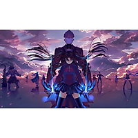 Poster A3 dán tường Anime, decal 30x42 trang trí có keo FateStay Night Unlimited Blade Works Wallpapers 2
