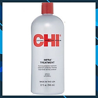 Dầu xả CHI Infra Thermal Protective treatment siêu mượt cho tóc khô hư tổn (xám) USA 946ml