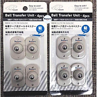 COMBO 4 Bánh Xe Nhựa Bánh Xe Di Chuyển Đồ Vật DÁN 3M XOAY 360° CHỊU TẢI LỚN TIỆN LỢI