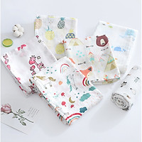 Set 4 Khăn Trùm Xe Đẩy, Khăn Quấn Tắm Xô Bonny Cỡ Lớn 1m1x1m1 Cho Bé (Giao mẫu ngẫu nhiên)
