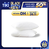 Gối lông vũ Thuần Việt cao cấp mircrofiber chất liệu vải 100% cotton thoáng mát, mềm mịn và có khả năng thấm hút mồ hôi tốt
