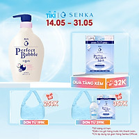 Sữa tắm dưỡng ẩm hương hoa dịu ngọt Senka Perfect Bubble for Body Sweet Floral 500ml