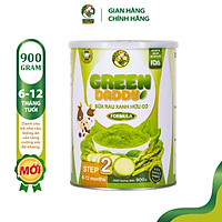 Sữa bột, Sữa non Rau Xanh Hữu Cơ Green Daddy Formula Step2 lon 900g hỗ trợ bé ăn ngon, tăng sức đề kháng, dành cho bé từ 6 -12 tháng tuổi