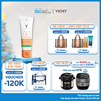 Kem Chống Nắng Chống Ô Nhiễm Và Bụi Mịn Hằng Ngày SPF 50+, Chống Tia UVA + UVB Capital Soleil Mattifying 3 In 1